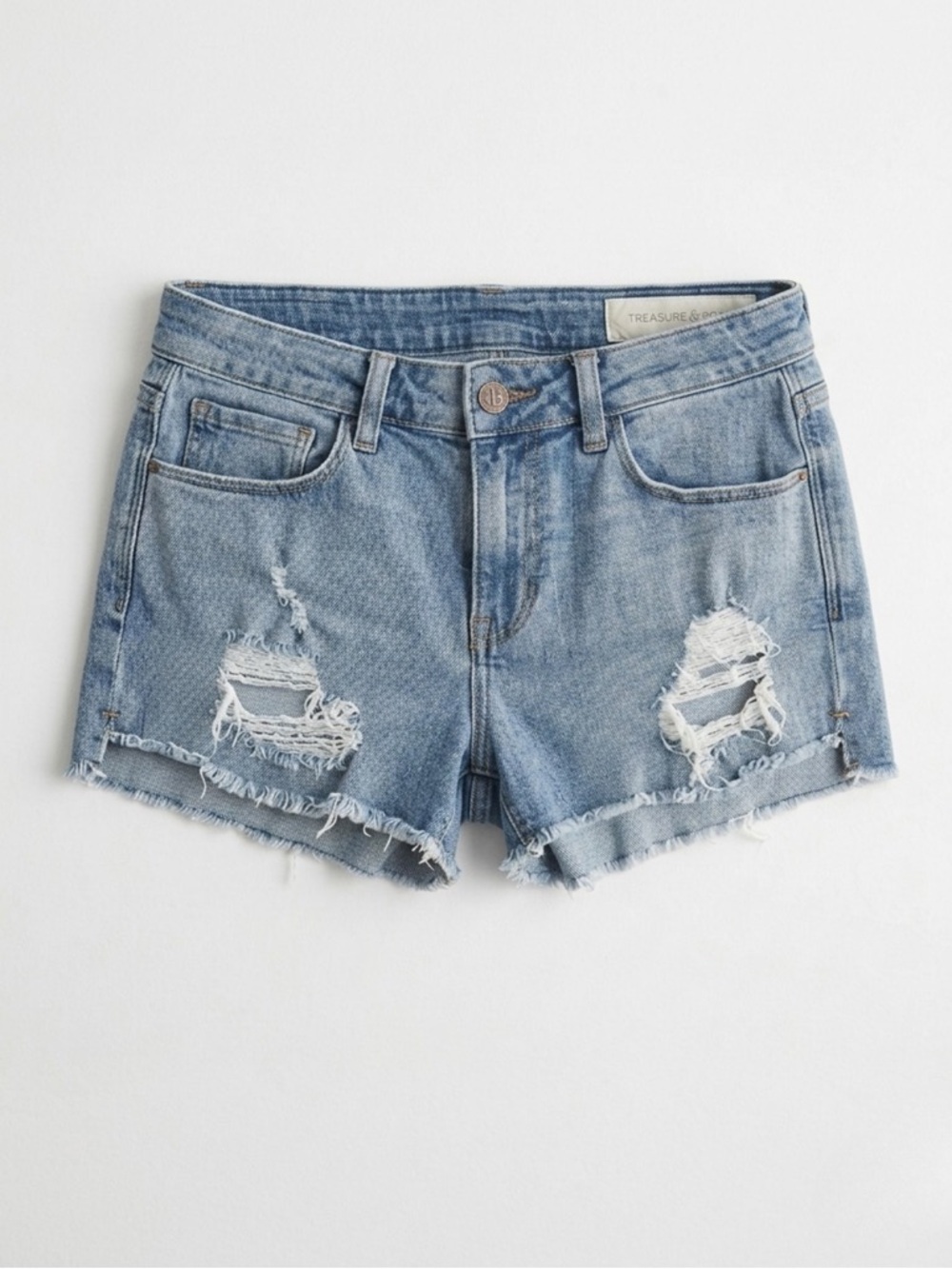 Treasure & Bond Distress Cutoff Jean Shorts Size 27